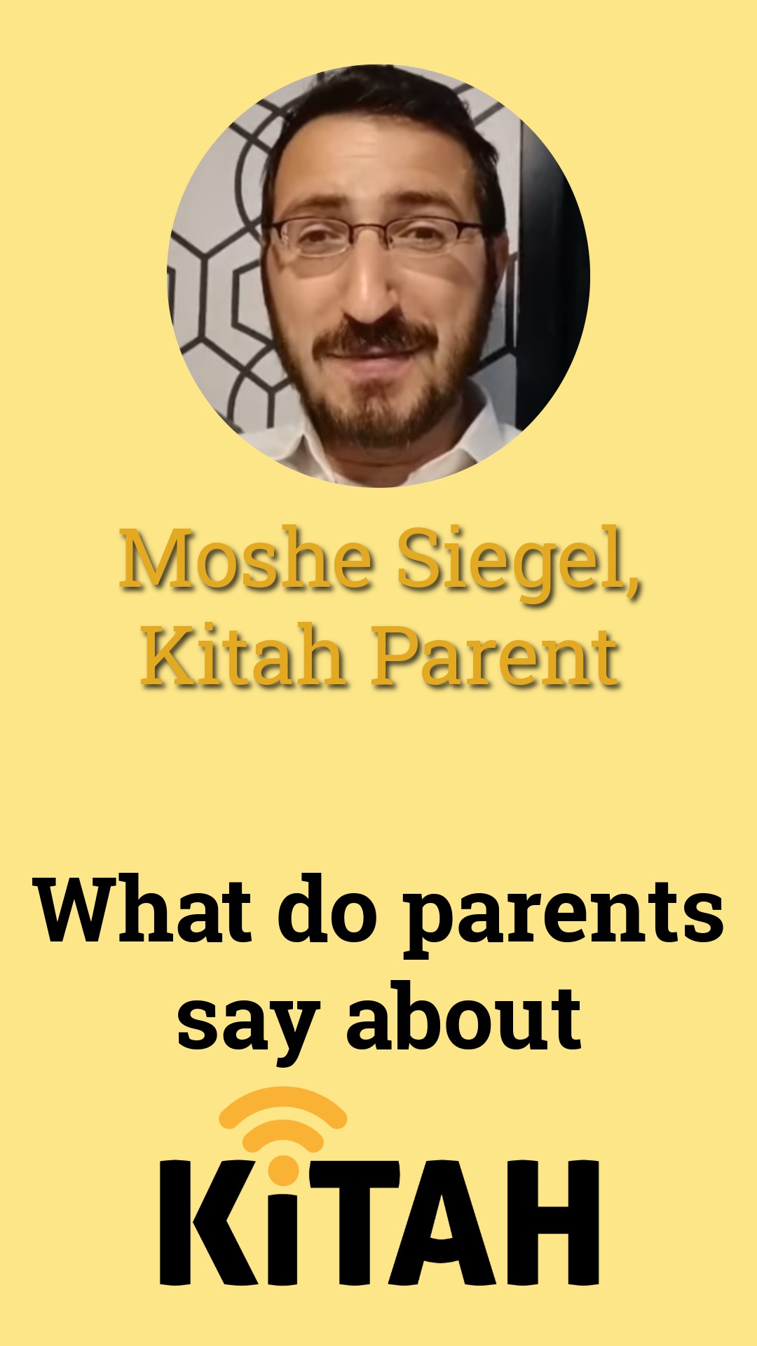 Moshe Segal testimonial